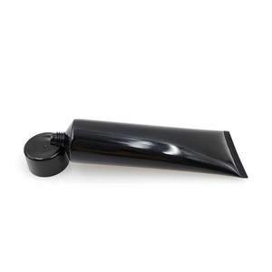 Black Color Matte Cosmetic <b>Tube</b> for Cream, <b>Plastic</b> Cosmetic Soft <b>Tubes</b> Container/ Sun Cream <b>Tube</b> Cosmetics <b>Plastic</b> PE Packaging - Product Image 2