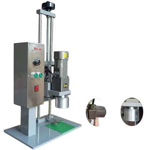 Machine de bouchage pour bocaux en verre (confiture de fruits, miel, boissons, parfums, lait, ketchup, cola) - Scelleuse de bouteilles à vis - Product Image 2