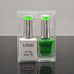 Suministros de uñas Salón a juego 2 en 1 Profesión OEM Esmalte de uñas de secado rápido 15ml Esmalte de gel de alto pigmento y juego de colores regulares - Product Image 2