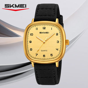 นาฬิกาข้อมือผู้ชายสไตล์วินเทจ ราคาถูก รับผลิตแบบ OEM พร้อมสลักโลโก้ของคุณ สายหนังแท้ เครื่องญี่ปุ่น หน้าปัดใหญ่ ดีไซน์มินิมอล นาฬิกาควอตซ์ - Product Image 1