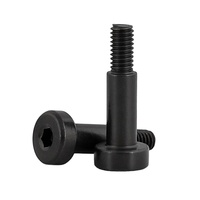 Vis à épaulettes hexagonales en acier inoxydable à revêtement noir SUS A2 AISI 304 SS A4 ANSI 316 ISO7379