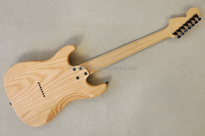 Flyoung Natural wood Color 7 strings Guitar <b>Stringed</b> <b>Instruments</b> Ash body guitar - Product Image 5