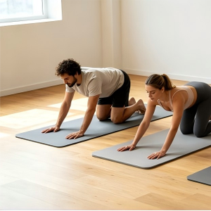 Tapis de yoga et de pilates en NBR haute densité, antidérapant, imperméable, pour usage domestique, épaisseur personnalisable (8 mm/15 mm), fabriqué au Cambodge - Product Image 6