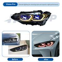 Phares HETOP G22 M3 G80 M4 G82 2021-2024, mise à niveau personnalisée spéciale, style OSS, style RGB, LED avant uniques, Plug and Play pour BMW