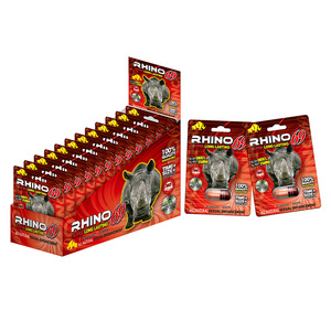 Estampado en caliente Mejora masculina Rhino Sex Pill Packaging Sexual Power Blister Cápsula Embalaje Tarjetas de papel para <span class=keywords><strong>Burro</strong></span> Spanish Fly - Product Image 2