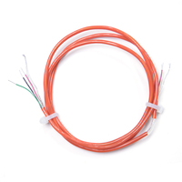 Kabel Sensor Multicore 4 inti*24AWG/4 inti*0.2mm Konduktor Tembaga Berlapis Timah Isolasi PE 2/3/4/5/6-Konduktor untuk Sinyal