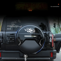 SZX nouvel état accessoire de voiture étanche en acier inoxydable couverture de pneu de secours pour BAIC BJ40 Performance pièces & Bj40 accessoires