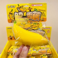 YD TOYS Nouveau jouet anti-stress souple et rebondissant en PVC fluide, mini banane de dessin animé, mignon, unisexe pour les jeunes (7-14 ans)