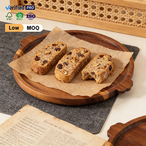 Nouveau <span class=keywords><strong>plateau</strong></span> rond en bois d'acacia minimaliste, très vendu, avec poignées, assiette à dîner, <span class=keywords><strong>plateau</strong></span> de service en bois pour la maison, l'hôtel, le restaurant - Product Image 5