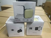 Mini lampe LED portable de poche M11 avec clip pour téléphone, vidéo et selfie, température de couleur réglable, 3 couleurs, alimentée par batterie