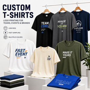 Digital Printing Logo Presidential Election Supporters Plain T-Shirt Custom Business Outdoor Activity Work Clothes Blank T Shirt - Product Image 1