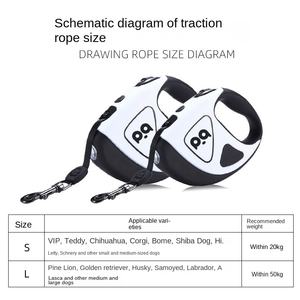 Luxuriöse, Modische, Langlebige Einziehbare Hundeleine 3m Hochbelastbar mit LED-Beleuchtung für Training - Product Image 5