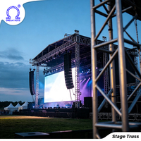 Système de treillis modulaire en aluminium pour éclairage extérieur, idéal pour la scène de concerts et de festivals, et les présentoirs.