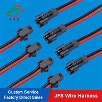 Harnes kabel elektronik otomotif kustom harnes kawat Android 1 perempuan ke 2 laki-laki kabel pemisah konektor Jst SM