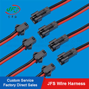 Harnes kabel elektronik otomotif kustom harnes kawat Android 1 perempuan ke 2 laki-laki kabel pemisah konektor Jst SM - Product Image 2