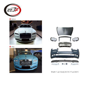 CZJF 1ª actualización 2ª generación LED faros delanteros parrillas parachoques para <span class=keywords><strong>Rolls</strong></span>-<span class=keywords><strong>Royce</strong></span> <span class=keywords><strong>Wraith</strong></span> 2015-2017 actualización 2021 parachoques - Product Image 3