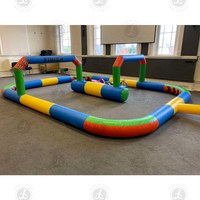Prix d'usine Divertissement pour enfants Jouer Piste de course gonflable Didi Wiggle Car Piste de course gonflable