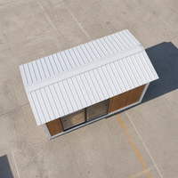 Maison préfabriquée, bureau modulaire préfabriqué, maison mobile de 20 pieds, bâtiment portable, maisons prêtes à l'emploi, maison conteneur de luxe détachable