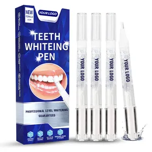Wholesale 4ml Perfect Custom Logo 16% Hp 44 Peroxide instant Dazzling Whitening Gel White V34 Teeth Whitening Pen
