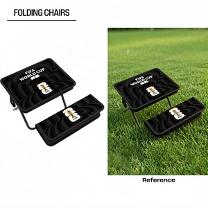 Chaise pliante compacte et portable sous licence <span class=keywords><strong>FIFA</strong></span> Coupe du Monde 2026 pour le camping en plein air et les événements sportifs de football - Product Image 2