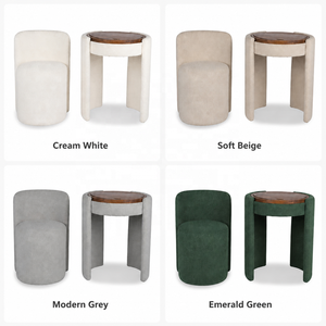 <strong>Modern</strong> Cozy PU Leather Mirror <strong>Vanity</strong> Set With Storage Modular Foldable Design For Bedroom &amp; Hotel Use - Product Image 4