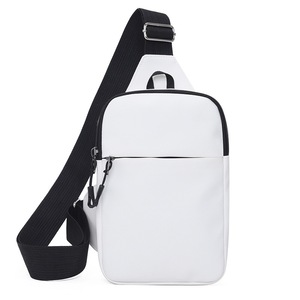 Custom Men's Mini Nylon Single Shoulder Bag <strong>Small</strong> Square Black Crossbody Sport <strong>Chest</strong> Pack With Anti-theft Portable Feature - Product Image 2