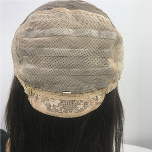 Perruques en cheveux humains entièrement nouées à la main, avec dentelle frontale, sans colle, base mono de qualité médicale, dessus en monofilament, partie libre, pour l'<span class=keywords><strong>alopécie</strong></span> - Product Image 4