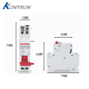 Dz47s Mini Circuit Breaker 2p cực 25A đồng của + MX thụ động over-dưới Kích Thích Phát hành áp lực phụ trợ liên hệ với MCB - Product Image 3