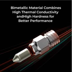 Kit de Boquillas para Impresora 3D Creality, 0.25/0.4/0.6/0.8mm, Metal, Alta Conductividad Térmica, Alta Dureza - Product Image 3