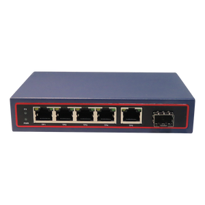 สวิตช์เครือข่ายกิกะบิตขายดีจากโรงงาน 1 SFP 5 RJ45 ตัวแปลงสื่อใยแก้วนำแสง BIDI 20KM SFP สวิตช์อีเธอร์เน็ต Poe กิกะบิต - Product Image 2