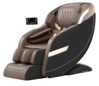 Fauteuil de massage intelligent AI, massage corporel multidimensionnel, fauteuil inclinable chauffant à gravité zéro, rouleau pour les pieds, soins de santé personnels