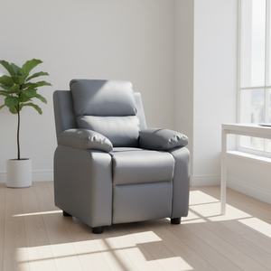 Fauteuil de cinéma maison manuel une <span class=keywords><strong>place</strong></span>, style européen moderne, revêtement en tissu de luxe avec structure métallique, design européen abordable direct usine - Product Image 1