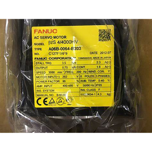 ใหม่และเป็นของแท้ FANUC MOTOR มอเตอร์ซิงโครนัส มอเตอร์ AC รุ่น A06B-0064-B403 - Product Image 3
