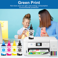Tinta Sublimasi Transfer Panas Winnerjet 6 Warna 100ml untuk Semua Printer Desktop Epson, Isi Ulang Tinta Sublimasi