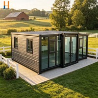 Maisonnette moderne extensible de 20, 30 ou 40 pieds avec design intelligent et espace de vie mobile