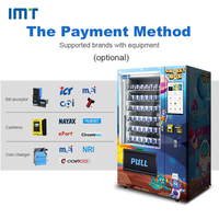 Distributeur automatique de boîte aveugle IMT avec ascenseur et boîte POP Mart d'allée à poussée directe pour écran tactile