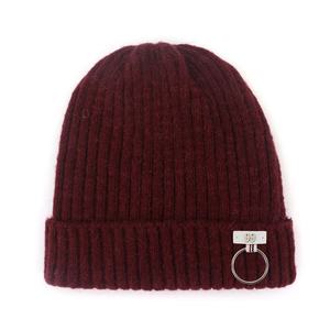 Gorro de punto de estilo Hip Hop, gorro de invierno de gran tamaño para esquiar, tejido de Color sólido, Unisex - Product Image 5