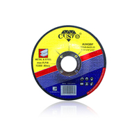 Disque de meulage T27 125 mm en oxyde d'aluminium, disque abrasif pour soudure métallique, meulage abrasif, certifié MPA, meuleuse d'angle, OEM ODM, marque CUSTO