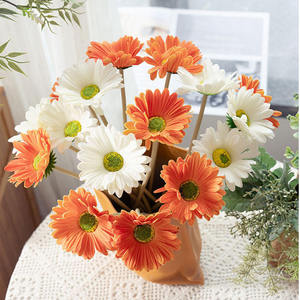 Alta calidad PU Gerbera Artificial Real Touch Flower Wedding Table Center Piece para Navidad y regalos del Día de San Valentín - Product Image 2