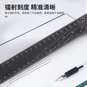 Aluminum Alloy Right Angle Ruler 30Cm High Precision For Woodworking Drafting Design - Product Image 3