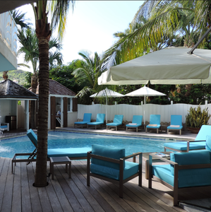 Chaise longue de <span class=keywords><strong>jardin</strong></span> portable en tissu maillé <span class=keywords><strong>PVC</strong></span>, chaise longue de piscine en aluminium, chaise longue de plage et de loisirs - Product Image 2
