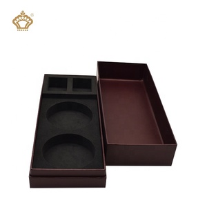 Sang trọng cứng nhắc lá vàng dập tái chế Vật liệu thân thiện với môi handmade cao cấp Hộp Quà Tặng Giấy bao bì thấp moq bán buôn - Product Image 2