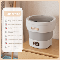 Mini Machine à Laver Pliable Portable 12L Grande avec Essoreuse pour Vêtements Sous-vêtements Chaussettes Machine à Laver de Voyage Maison