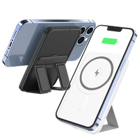 Chargeur Iphone Ultra-Mince Modèle Privé Haut de Gamme PD20W 5000mAh 2 en 1 Pliable Magnétique Sans Fil Power Bank KC Certifié