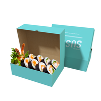 Contenedor de Sushi Personalizado para Llevar, Caja de Comida para Llevar, Caja Bento para Sushi, Caja de Sushi Japonesa