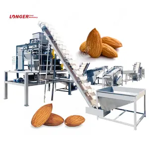 Máquina descortezadora multifuncional de anacardo, trituradora de grano roto y cáscara, separación de nueces de almendro