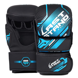 قفازات ملاكمة MMA من الجلد الصناعي الاحترافي نصف الإصبع من Sanda مقاومة للماء قابلة للتمدد للإغلاق عالية الجودة مختلطة عسكرية - Product Image 2