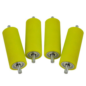 Độ bền cao tùy chỉnh Polyurethane PU Con lăn Silicone lớp phủ cao su băng tải điều khiển băng tải con lăn - Product Image 4