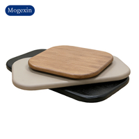 Table basse moderne en bois pour salon, à trois niveaux, rotative, facile à nettoyer, avec rangement