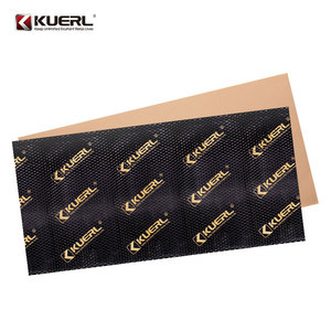 Feuille d'insonorisation Kuerl en caoutchouc butyle 2,5 mm noir et or pour voiture, matériau de réduction du bruit automobile - Product Image 4